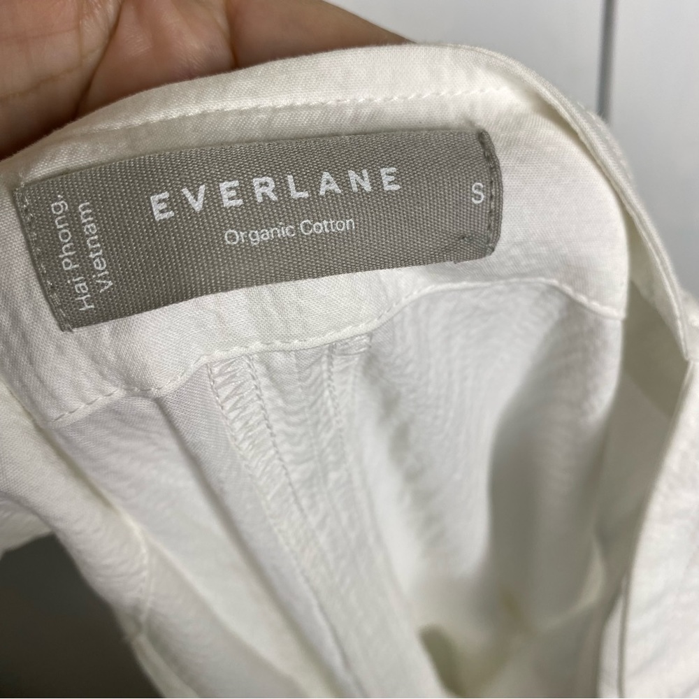 Everlane White Sleeveless Midi Dress - Picture 7 of 10